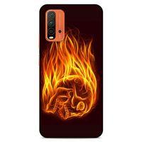 Lopard Xiaomi Redmi Note 9 4g Uyumlu Kılıf FireX (50) Shockproof Kılıf İskelet Kafa