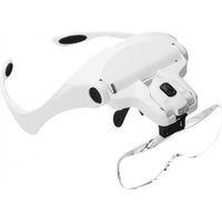 Nikula-5 Lens 1.0x-3.5x, 2led Işıklı Ile Ayarlanabilir Gözlük Büyüteç9892b2