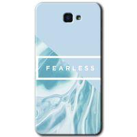 MRCİLETİSİM Samsung Galaxy J7 Prime Kılıf HD Desen Baskılı Arka Kapak + Temperli Cam - Fearless