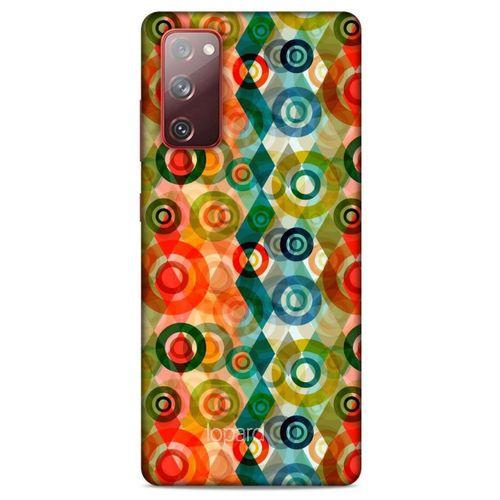 Samsung Galaxy S20 Fe Kılıf Pastel Renkler (31) TPU Kılıf Kırmızı Yeşil