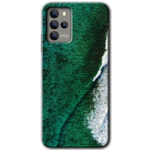 Omix X700 Kılıf HD Desen Baskılı Arka Kapak - Yeşil Okyanus