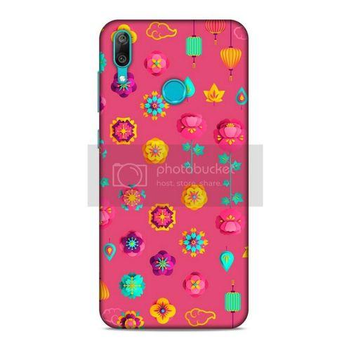Origami Pembe Huawei Y7 Prime 2019 Kılıf