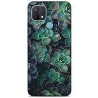 Oppo A15 Uyumlu Kılıf Yeşil Delisi (33) Hybrid Kılıf Çay yeşil