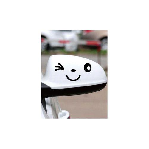 Sevimli Gülen Ikonometre Oto Araç Ve Araba Sticker Karikatür Vinil Dikiz Aynası Araba Sticker