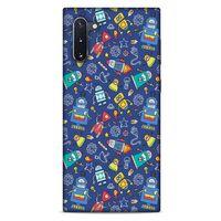 Retro (7) Desen Telefon Kılıfı Renkli Samsung Galaxy Note 10 Kılıf