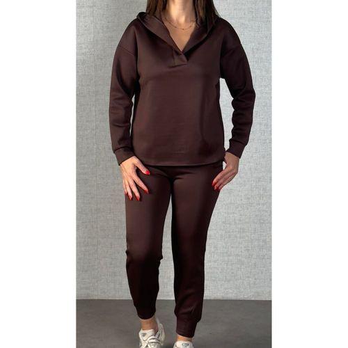 Kadın Uzun Kollu Kapüşonlu Ikili Takım