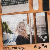 Asil Hobi - San Francisco - Saçları Dağınık Kadın - Yapboz - Ayak Destekli 240 Parça Puzzle