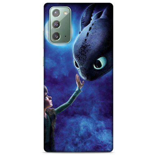 Samsung Galaxy Note 20 Kılıf Dragons (40) Fit Silikon Kılıf Ejderha Takım Yıldızı