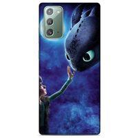 Samsung Galaxy Note 20 Kılıf Dragons (40) Fit Silikon Kılıf Ejderha Takım Yıldızı