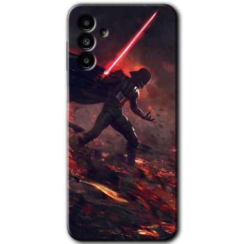 Samsung Galaxy M23 Kılıf Baskılı Kapak - Darh Vader Wars + 5D Tam Kaplayan Cam