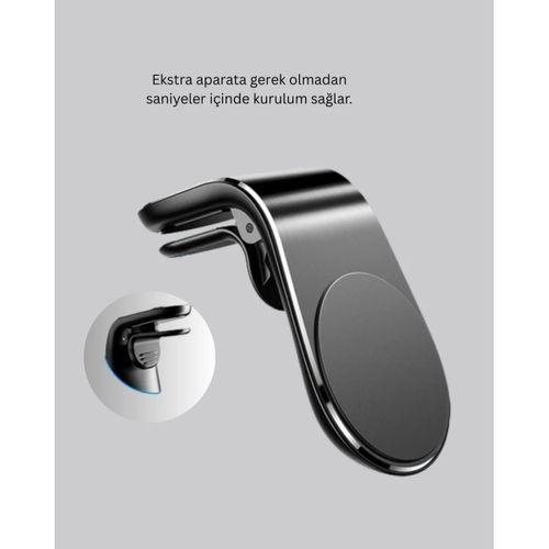 Manyetik Araç Telefon Tutucu – 360° Döner Kalorifer Petekli