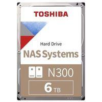 TOSHIBA N300, MN10ADA600S, 3.5’’, 6TB, 512Mb 7200 Rpm, SATA3, 7/24 NAS, SERVER, HDD (Türkiye Distribütörü Garantili)