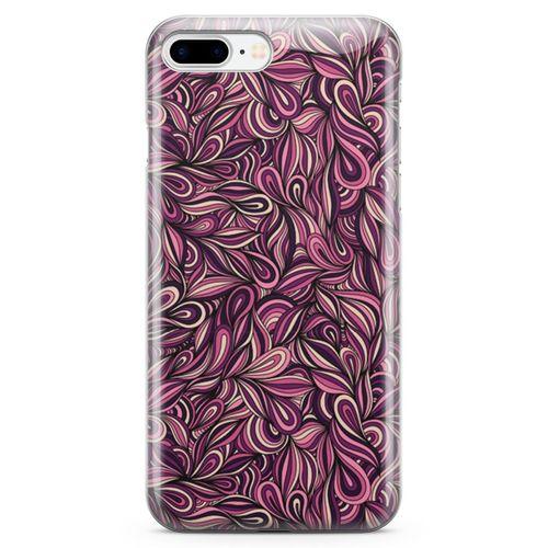 Apple iPhone 8 Plus Kılıf Döngüsel Öğeler Arka Kapak Koruma Desenli Full Koruyucu