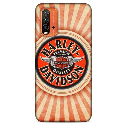 Xiaomi Redmi Note 9 4g Uyumlu Kılıf Motorsiklet (43) Thin Fit Kılıf Harley