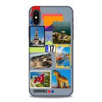 Lopard Apple iPhone XS Uyumlu Kılıf Şehirli ※ (17) Çanakkale Tasarım Kılıf