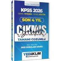 2026 KPSS Genel Yetenek Genel Kültür Son 4 Yıl Tamamı Çözümlü Çıkmış Sorular Yediiklim Yayınları