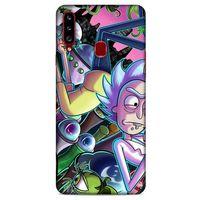 Samsung Galaxy A20s Uyumlu Kılıf Rick And Morty (40) Fit Silikon Kılıf Rick D. Sanchez