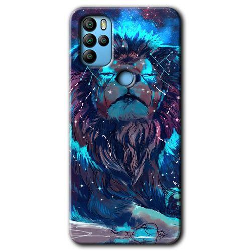 Potkal Hediye Fabrikası Omix X300 Kılıf HD Desen Baskılı Arka Kapak - Neon Aslan