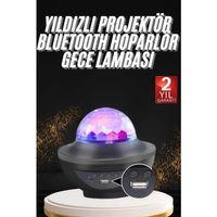 Dönen Işıklı Disko Topu Projektör Müzik Çalarlı Disco Speaker