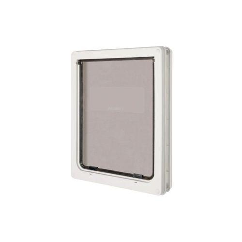 Beeztees DogMate Köpek Kapısı, Çift Yönlü, 2 fonksiyonlu, Beyaz, 44x36,5cm