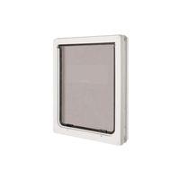 Beeztees DogMate Köpek Kapısı, Çift Yönlü, 2 fonksiyonlu, Beyaz, 44x36,5cm