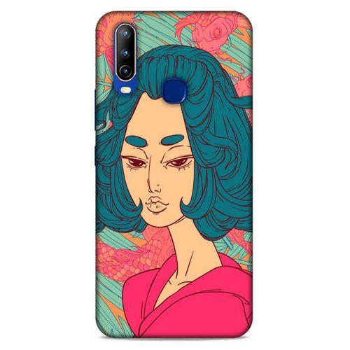 Lopard General Mobile GM 10 Uyumlu Kılıf Sürreal Yüzler ♀ (44) Tough Armor Kılıf Desenli