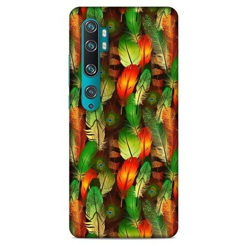 Xiaomi Mi Note 10 Kılıf Desenli Özel Seri Tüyler (1) Kılıfı