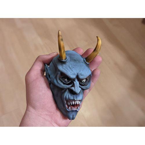 Minyatür 3D baskılı Krampus Maskesi - 5143001