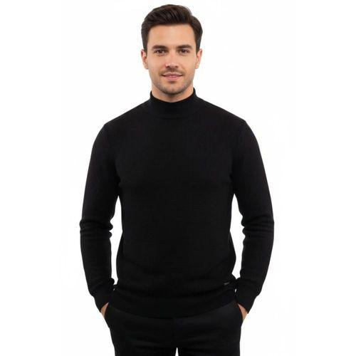 Erkek Yarım Balıkçı Kazak Triko Klasik Kalıp 5240B BGL-ST04856