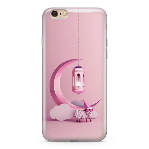 Apple iPhone 6 6s Kılıf Pembe Süsler Arka Kapak Koruma Desenli Full Koruyucu
