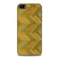 Lopard Apple iPhone SE Uyumlu Kılıf Wood'X (32) Soft Silikon Kılıf Desenli