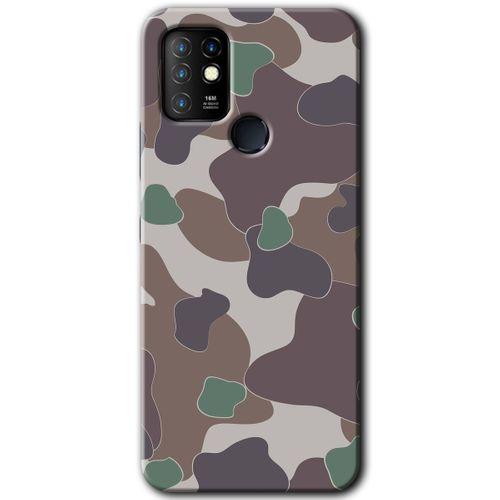 İnfinix Hot 10 Kılıf HD Desen Baskılı Arka Kapak - Kamuflaj 11