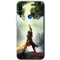 Huawei P Smart Z HD Baskılı Kılıf + 9D Tam Ekran Koruyucu - Dragon Hunter