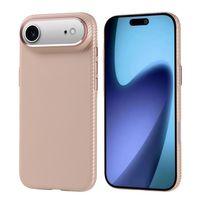 Apple iPhone 17 Air Kılıf M-safe Şarj Özellikli Karbon Fiber Görünümlü Zore Nekst Kapak