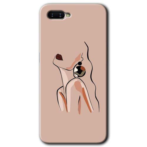 OPPO Oppo Rx 17 Neo Kılıf HD Desen Baskılı Arka Kapak - Çizim Silüet