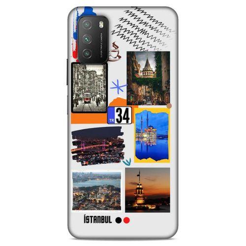 Lopard Xiaomi Poco M3 Uyumlu Kılıf Şehirli ※ (34) İstanbul Slim Armor Kılıf