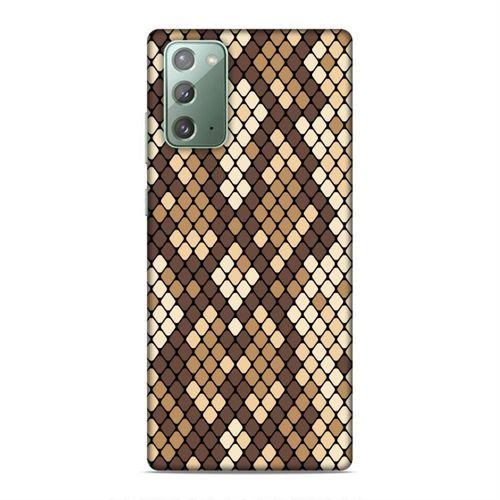 Samsung Galaxy Note 20 Kılıf Yilan Kamuflaj Arka Kapak Silikon Koruma Full Koruyucu