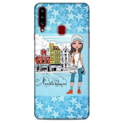 Sokak Modası 100 Samsung Galaxy A20s Kılıf Desenli Silikon