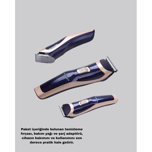 Çelik Bıçaklı Unisex Şarjlı Tıraş Makinesi – Sessiz Motor, Kablosuz Ve Ayarlanabilir