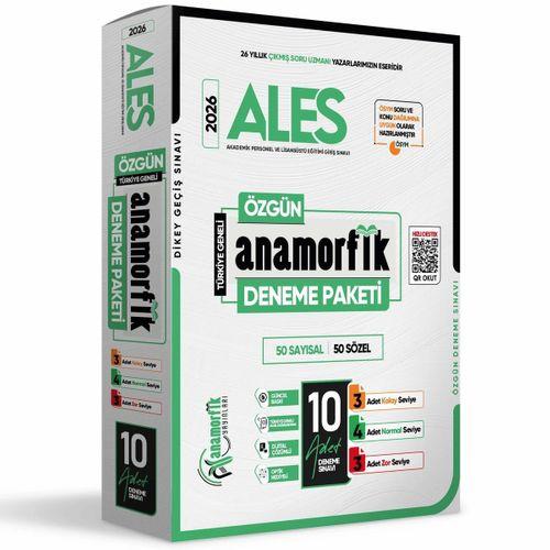 2026 ALES ÖSYM Çıkmış Soru 18li Tıpkı Basım ve 18li (10+8) Anamorfik Özgün Deneme Paketi TG Çözümlü