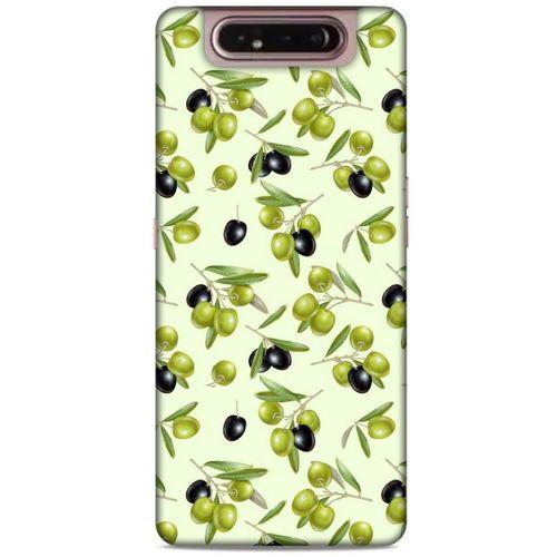 Frutix Zeytin 01 Samsung Galaxy A80 Kılıf Desenli Silikon