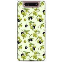 Frutix Zeytin 01 Samsung Galaxy A80 Kılıf Desenli Silikon