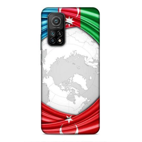Xiaomi Mi 10T 5G Uyumlu Kılıf Azarbaijan (17) Tasarım Kılıf Dünya Bayraklar