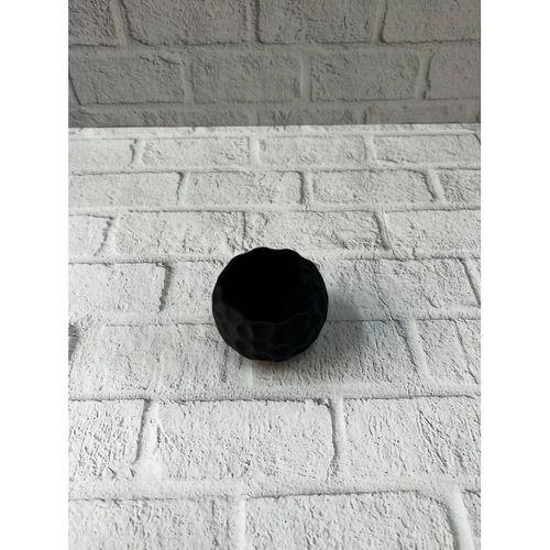 5 Cm Küçük Siyah Saksı Minimal Tasarım Sukulent Ve Kaktüs Saksısı