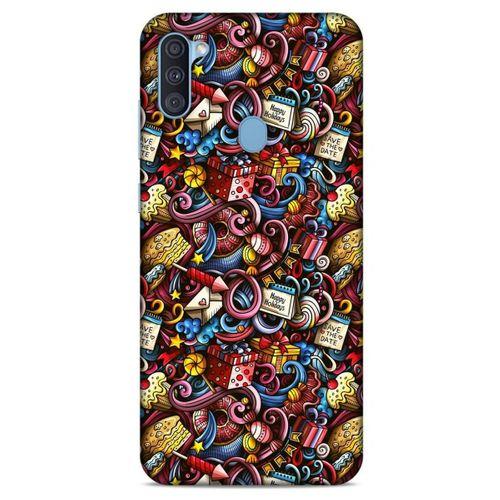 Graffitix (47) Desenli Silikon Kapak Samsung Galaxy A11 Kılıf