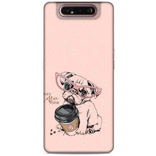 Animax Pugs COFEE Samsung Galaxy A80 Kılıf Desenli Silikon