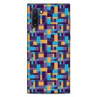 Lopard Samsung Galaxy Note 10 Uyumlu Kılıf BloX (49) Ultra Silikon Kılıf Mor Orange