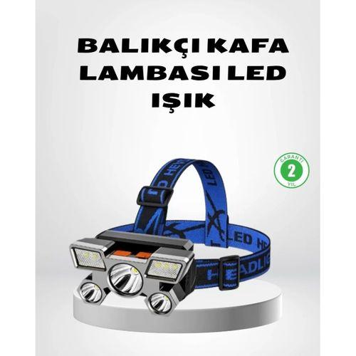 Şarj Edilebilir Led Kafa Feneri – 4 Işık Modu, Ipx5 Su Geçirmez, Hareket Sensörlü