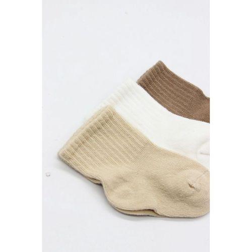 Dog Boy 3'lü Penye Soket Çorap 10134 Bej