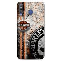 Samsung Galaxy M30 Uyumlu Kılıf Motorsiklet (11) Tam Koruma Harley Davidson